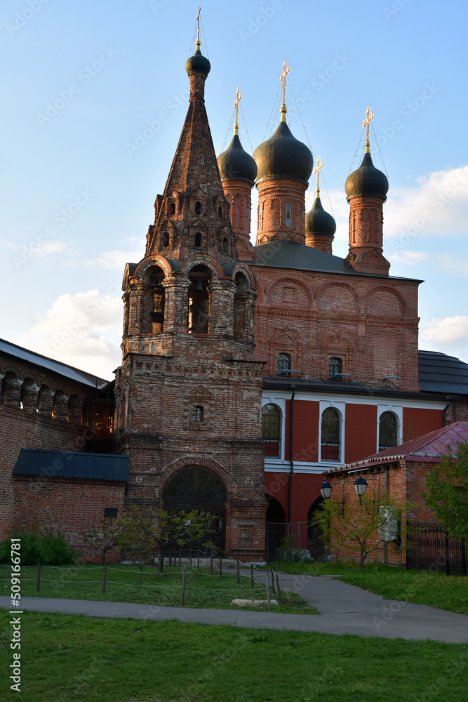 Krutitsy Patriarchal Metochion in Moscow. Ancient landmark.	