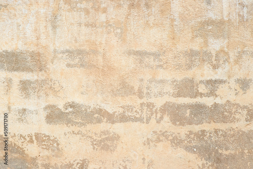 Grunge old brick pattern wall with stained texture background.