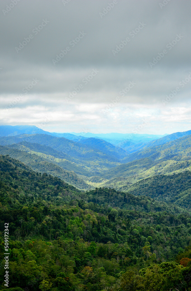 Fototapeta premium landscape with clouds
