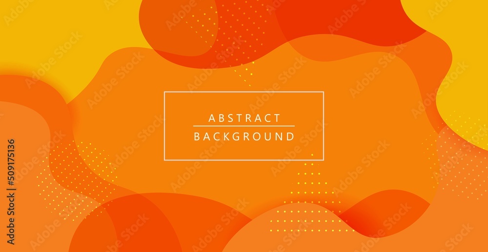 Minimal Abstarct Dynamic orange textured background design in 3D style with orange color. EPS10 Vector background.