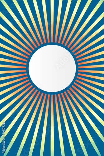 background with sunburst