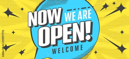Welcome on party due to shop opening