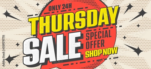 Thursday sale campaign, special price offer promotion