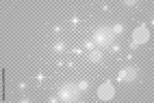 Brilliant gold dust vector shine. Glittering shiny ornaments for background. Vector illustration.