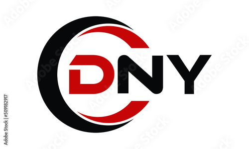 DNY swoosh three letter logo design vector template | monogram logo | abstract logo | wordmark logo | letter mark logo | business logo | brand logo | flat logo | minimalist logo | text | word | symbol