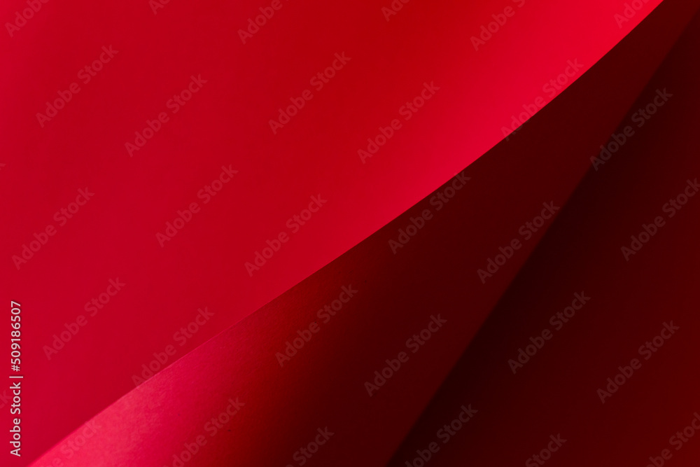 Red abstract folded paper background Red abstract folded paper background