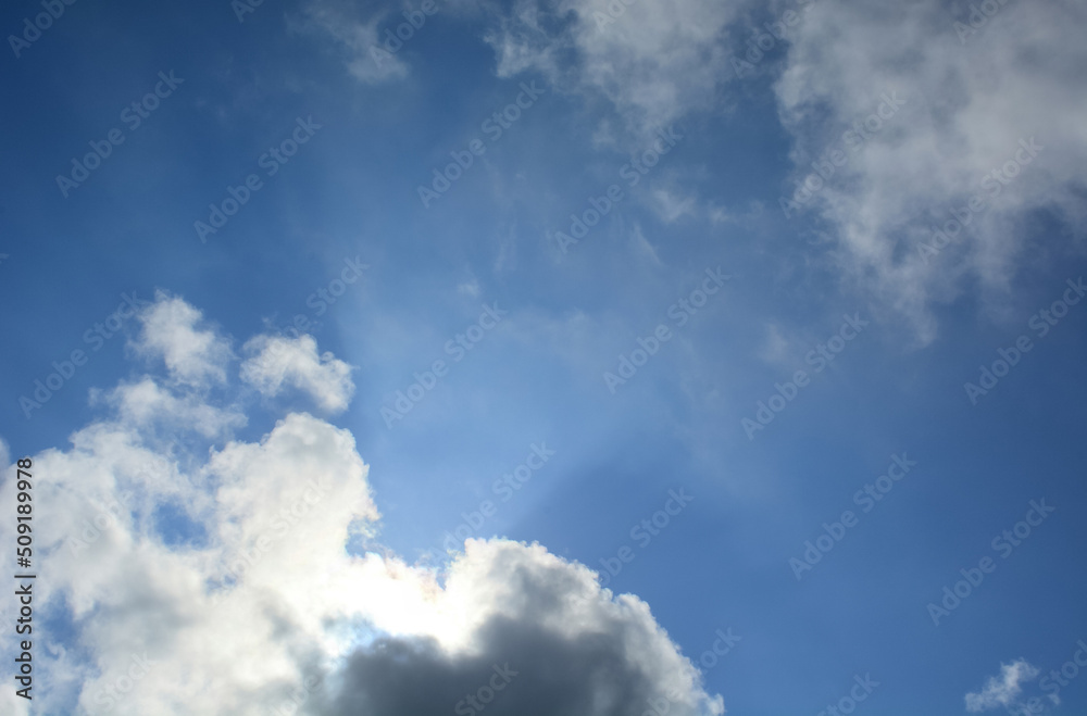 Obraz premium blue sky with clouds