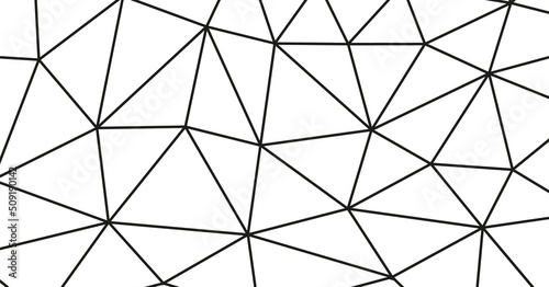Polygonal triangular background. Geometric lines banners, black abstract texture. Simple forms vector illustration for invitation, presentation, cards design