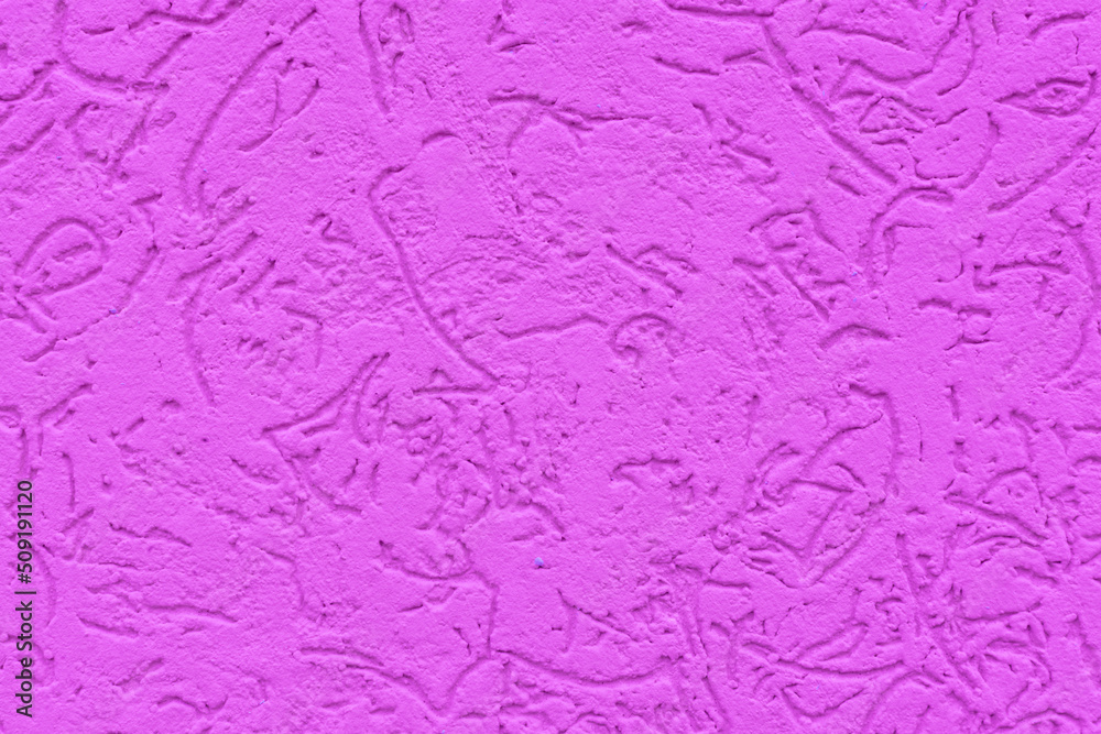 Purple background (texture) with a pattern. Lilac concrete (plastered) painted wall. Purple background (texture) with a pattern. Lilac concrete (plastered) painted wall.