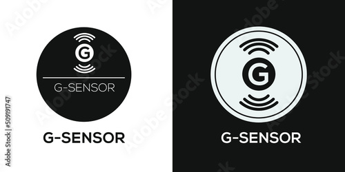 Creative (G-sensor) Icon, Vector sign.