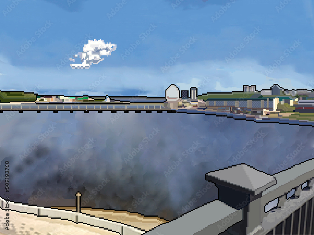 Fototapeta premium bridge over river in the city