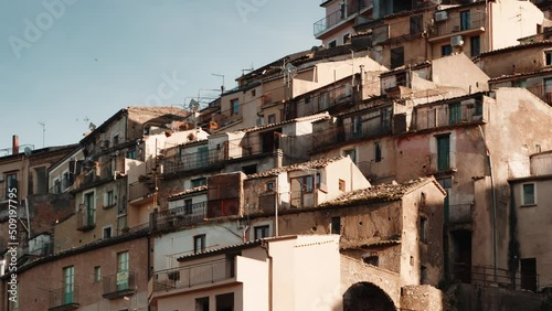 Ancient mountain village of Badolato. Calabria Italy photo