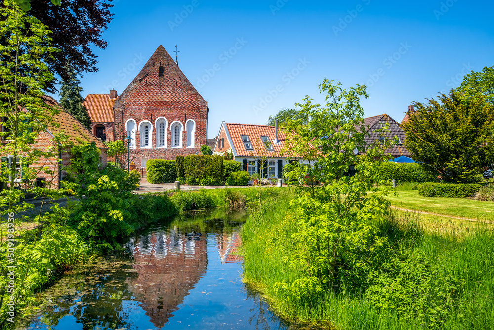 Altstadt, Loquard, Krummhörn, Ostfriesland, Deutschland Altstadt, Loquard, Krummhörn, Ostfriesland, Deutschland