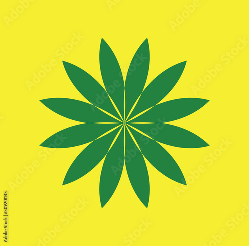 illustration of a leaf. Leaf logo. Leaf illustration design
