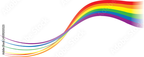 Canvas Print Swirl; Bend; Rainbow; Background; Colorful; Bright; shine; shiny; Pride; LGBTQ;