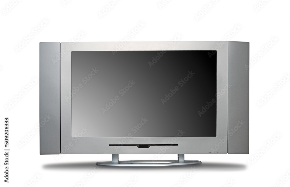 Televisión de plasma sobre fondo blanco. plasma television on white background Televisión de plasma sobre fondo blanco. plasma television on white background