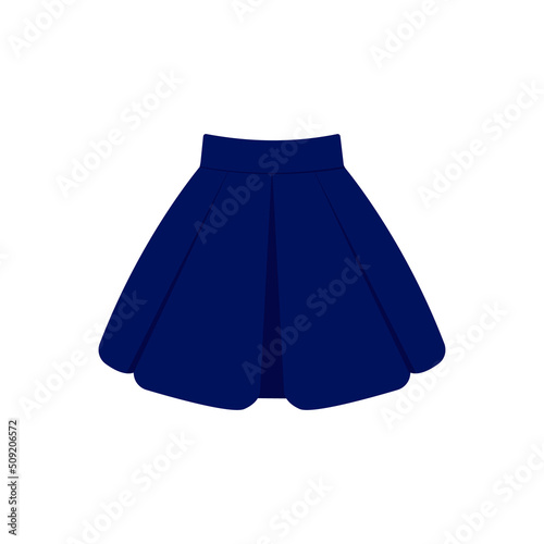 Skirt vector icon.Cartoon vector icon isolated on white background skirt