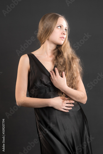 woman with long hair © Maslov Dmitry