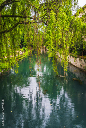 View of the Salvi Garden in Vicenza  Veneto  Italy  Europe  World Heritage Site