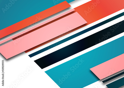 Inclined stripes and lines. Template for business presentations, app covers and website designs. Vector