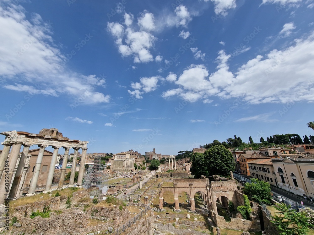 ruins of the roman forum