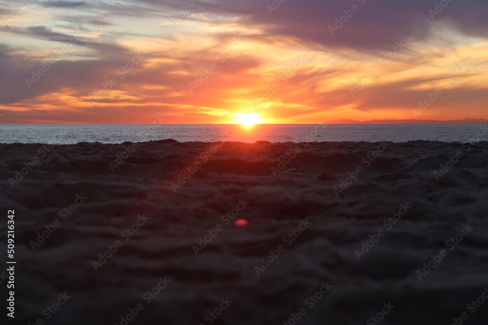 Sunset in Orange County, California 