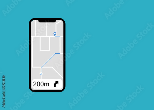 Smartphone mit Navi