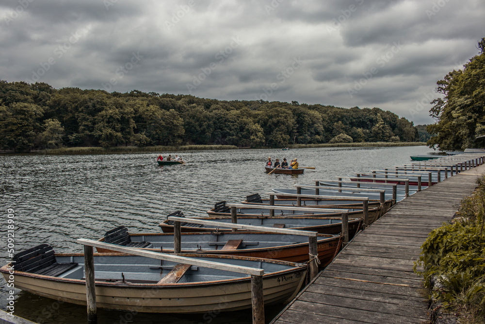 boat on the lake