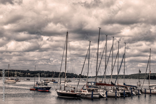 boats in the harbor © musiphotography