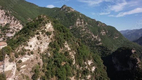 Chapelle Notre-Dame de la Ménour aux portes du Mercantour - montagne France photo