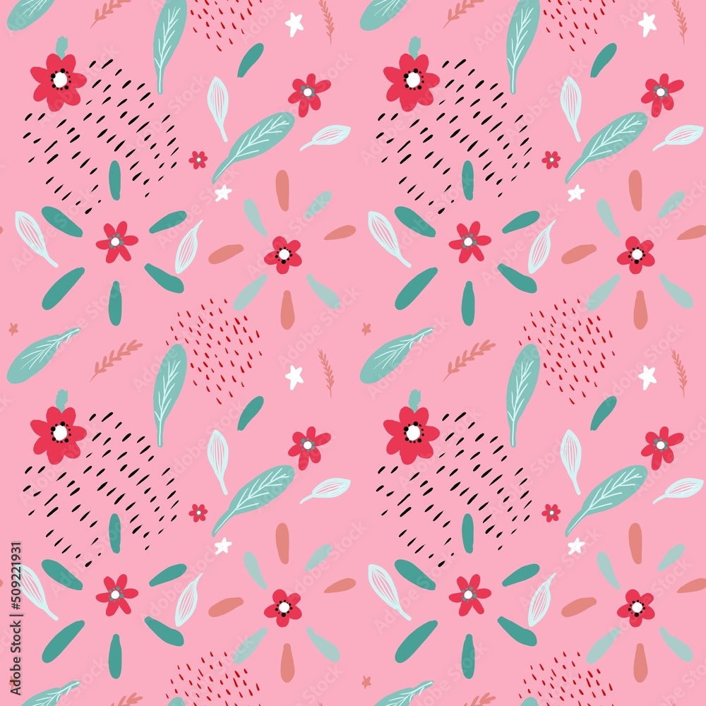 seamless pattern with flowers seamless pattern with flowers