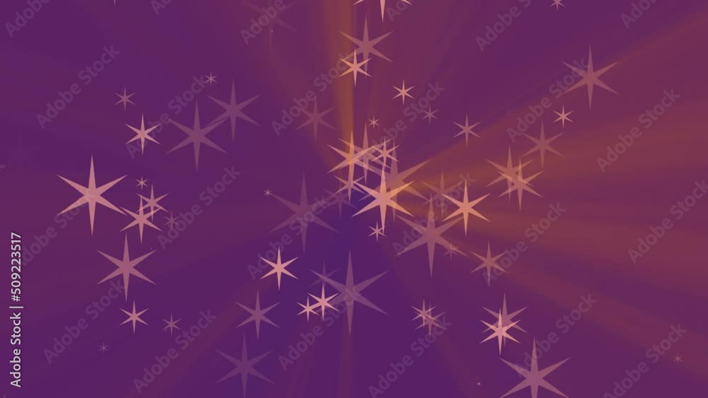 Blue lilac background with white glowing stars Blue lilac background with white glowing stars