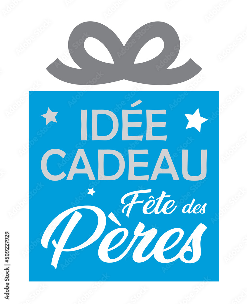 Idée cadeau fête des pères Stock Vector | Adobe Stock