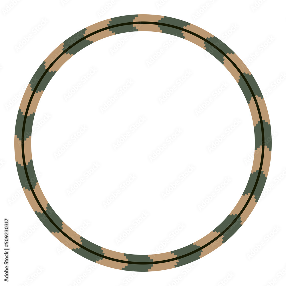 Ethnic frame. Round decorative border with Mexican textile pattern. Circle frame. Ethnic frame. Round decorative border with Mexican textile pattern. Circle frame.