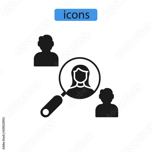 hire icons  symbol vector elements for infographic web