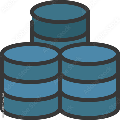 Three Databases Icon