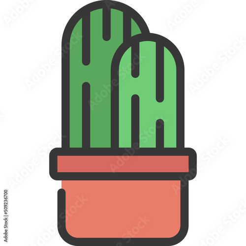 Double Cactus Icon