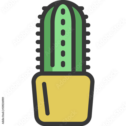 Single Stem Cactus Icon