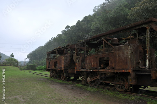old steam train