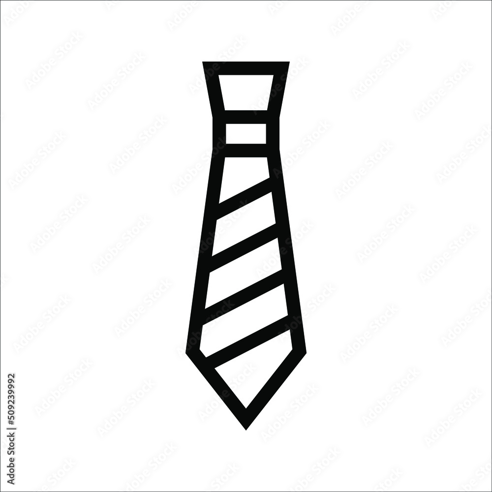 Tie icon in trendy flat style isolated on white background, Tie symbol for your website design, logo, app, UI, Vector illustration, EPS10. Tie icon in trendy flat style isolated on white background, Tie symbol for your website design, logo, app, UI, Vector illustration, EPS10.