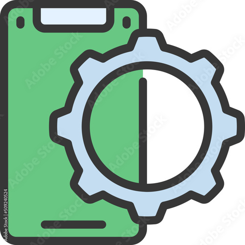 Mobile Management Icon