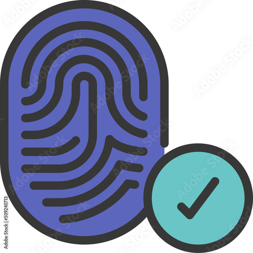 Thumb Print Correct Icon