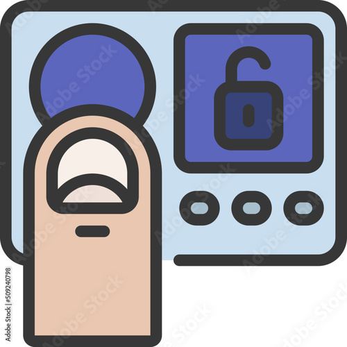 Thumb Unlock Machine Icon