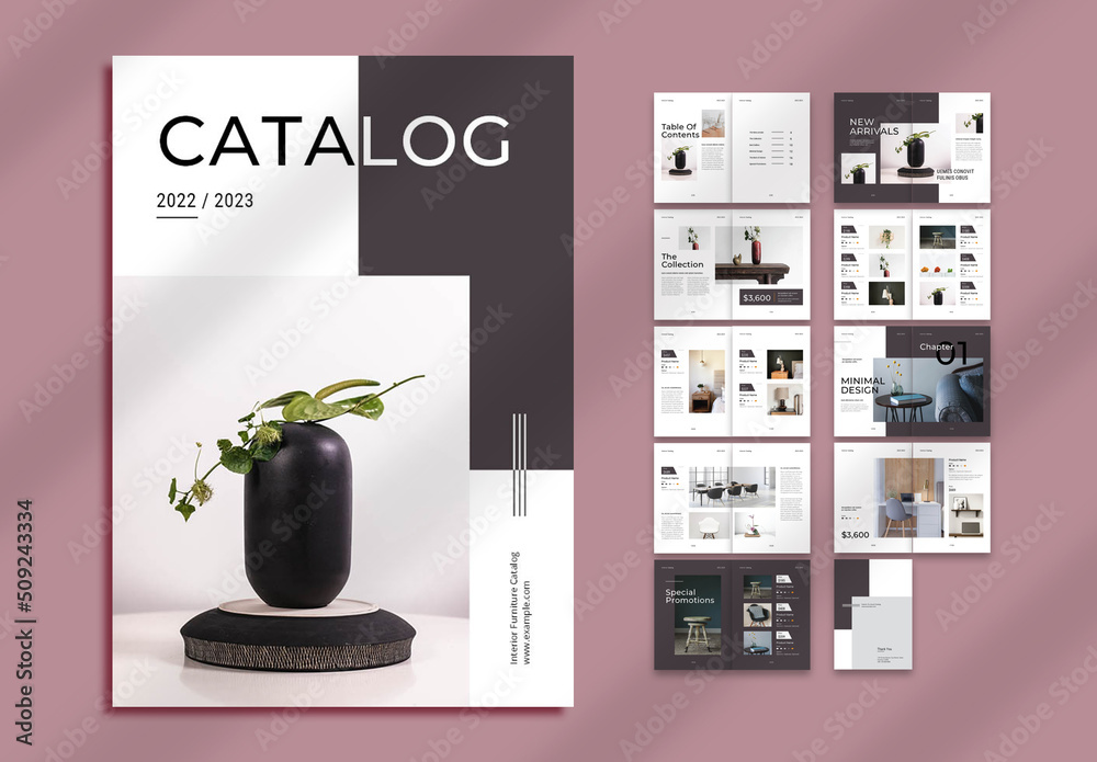 Szablon Stock Catalog Layout Adobe Stock