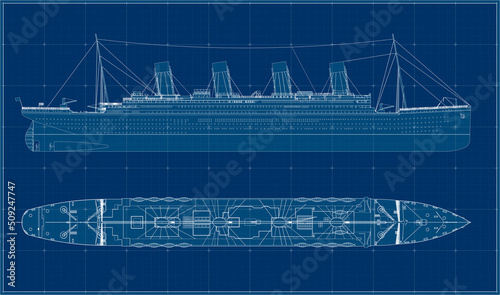 Fotografie British transatlantic steamer