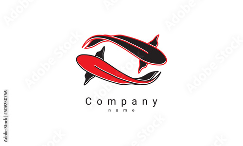koi fish logo 