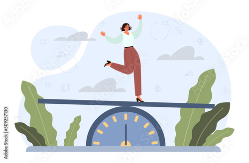 Business or life risk concept. Challenge, danger or difficulty to overcome.