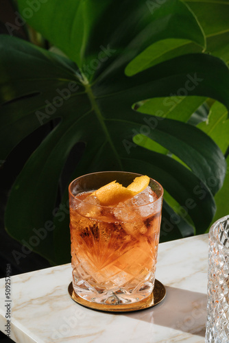 Negroni, an italian cocktail, an apéritif, first mixed in Firenze, Italy, in 1919. Count Camillo Negroni asked to strengthen his Americano by adding gin rather than normal soda water.
