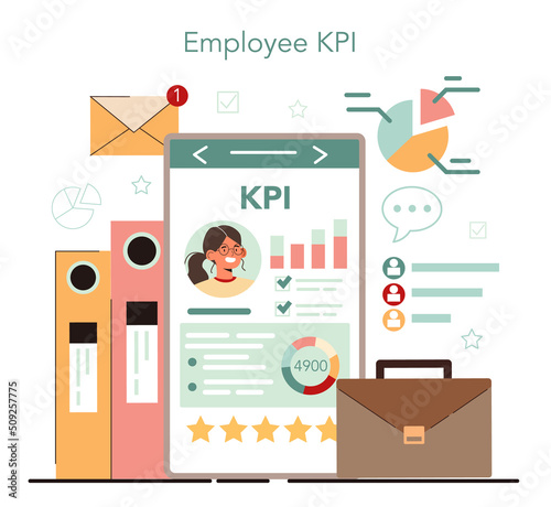 Human resources specialist online service or platform. Recruitment