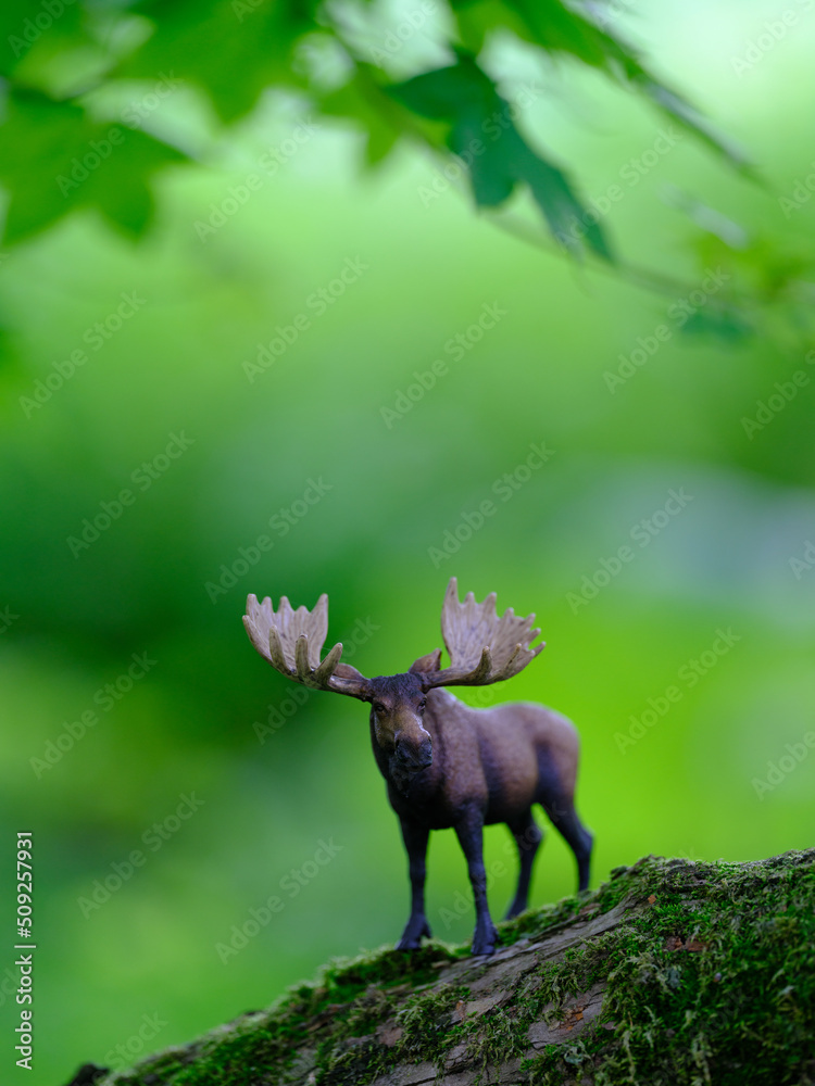 Obraz premium ヘラジカのフィギュア